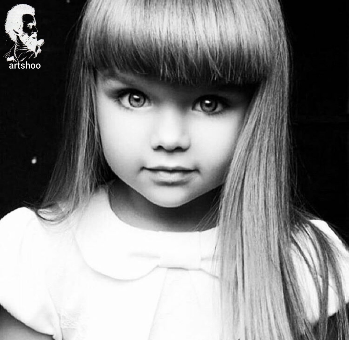 مدل کودک سیاه قلم